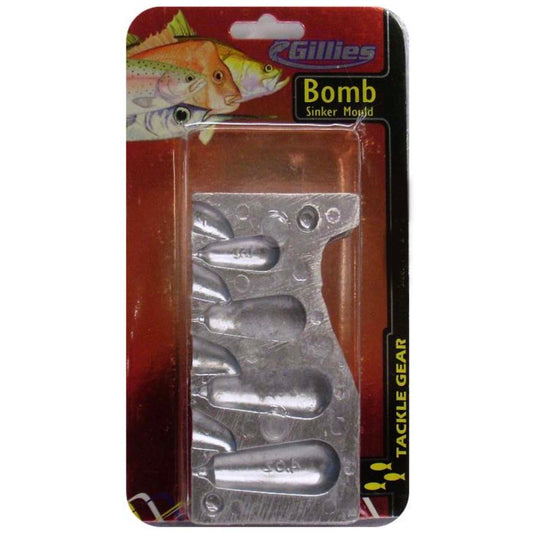 Gillies Combo Bomb Sinker Mould-Terminal Tackle - Sinkers-Gillies-Fishing Station