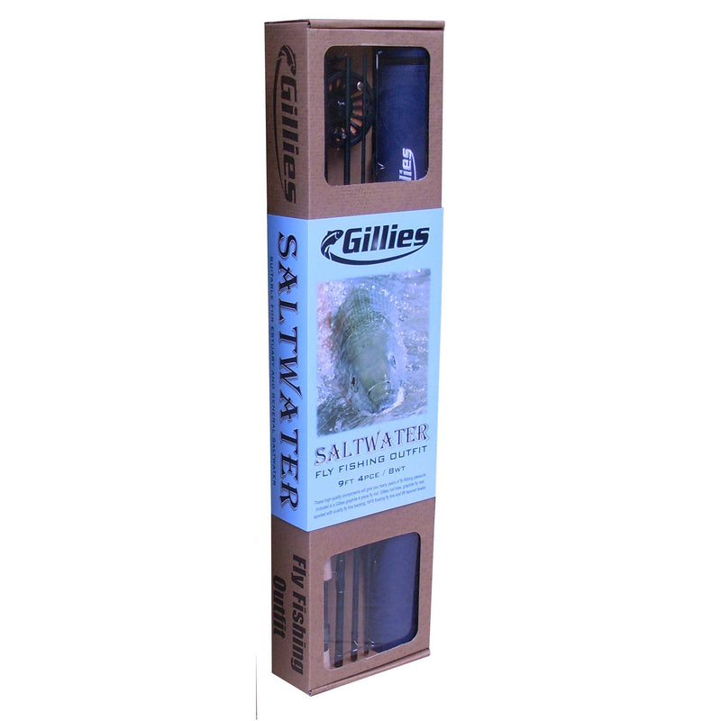 Load image into Gallery viewer, Gillies Fly Fishing Set-Combo - Fly-Gillies-4pc 9&#39; 8wt-Saltwater-Fishing Station
