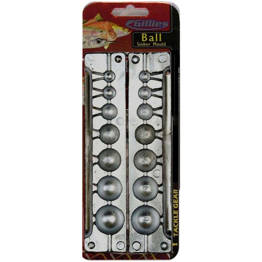 Gillies Large Combo Ball Sinker Mould-Terminal Tackle - Sinkers-Gillies-Fishing Station