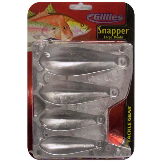Gillies Large Snapper Sinker Mould-Terminal Tackle - Sinkers-Gillies-Fishing Station