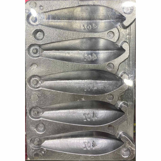 Gillies Snapper Sinker Mould-Terminal Tackle - Sinkers-Gillies-4oz 5 cav-Fishing Station