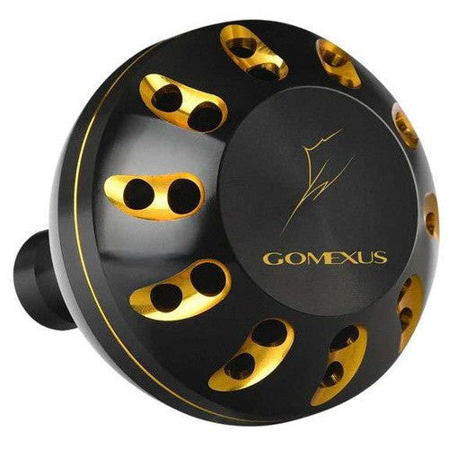 Gomexus CNC Large Spin/Overhead Reel Power Knob-Reels - Spares & Custom Parts-Gomexus-Black & Gold-Shimano-45mm-Fishing Station