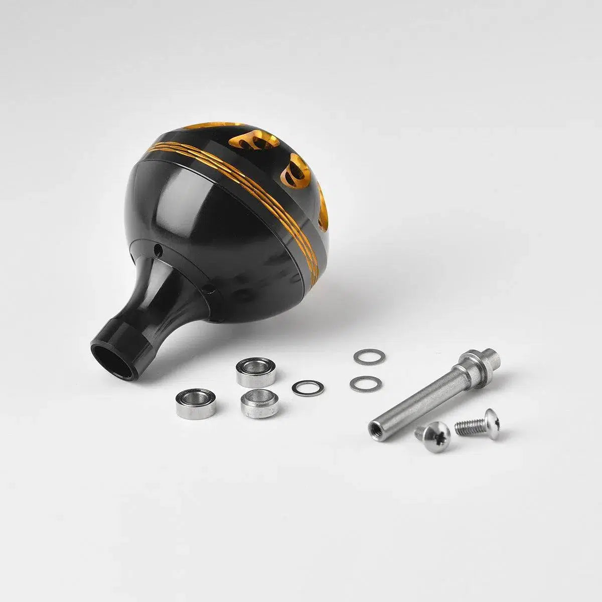 Gomexus CNC Aluminium Reel Power Knob-Reels - Spares & Custom Parts-Gomexus-Black-41mm-Fishing Station