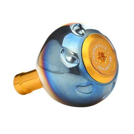 Gomexus Galaxy Power Titanium Knob-Reels - Spares & Custom Parts-Gomexus-Flame X Gold-38mm-Fishing Station