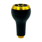 Gomexus TPE Rubber Power Knob 27mm-Reels - Spares & Custom Parts-Gomexus-Black & Gold-Fishing Station