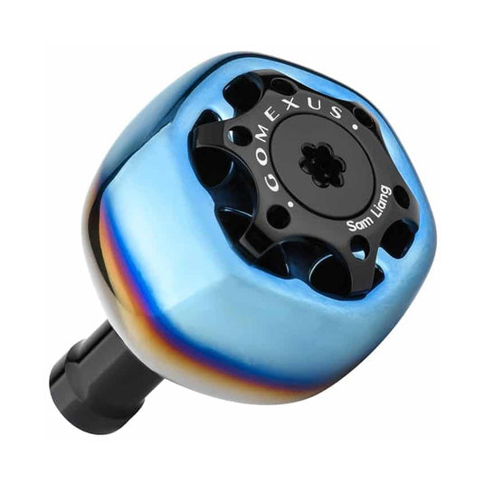 Gomexus T22BKPL Knob Titanium Black Purple 22mm Shimano A , Daiwa S (7917) | UK Gomexus T22BKPL Knob Titanium Black Purple 22mm Shimano A , Daiwa S (7917) | UK