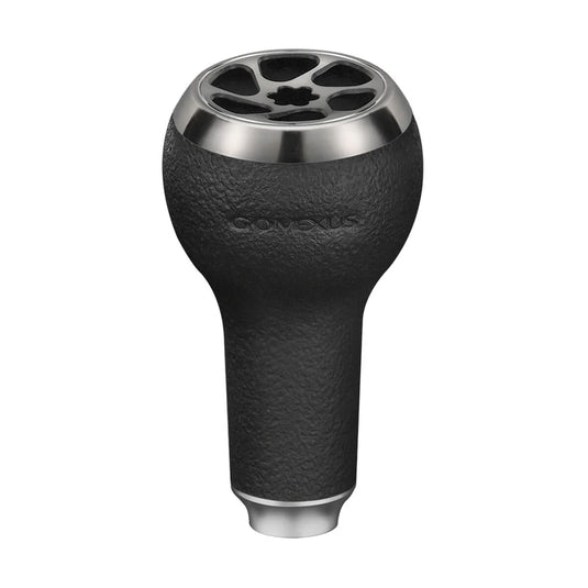 Gomexus TPE Reel Power Knob 27mm A27-Reels - Spares & Custom Parts-Gomexus-Black & Silver-Fishing Station
