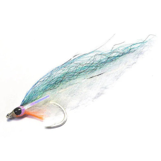 H2O Deadly Deceiver Fly-Lure - Saltwater Fly-H20-Mackerel & White-Size #1/0-Fishing Station