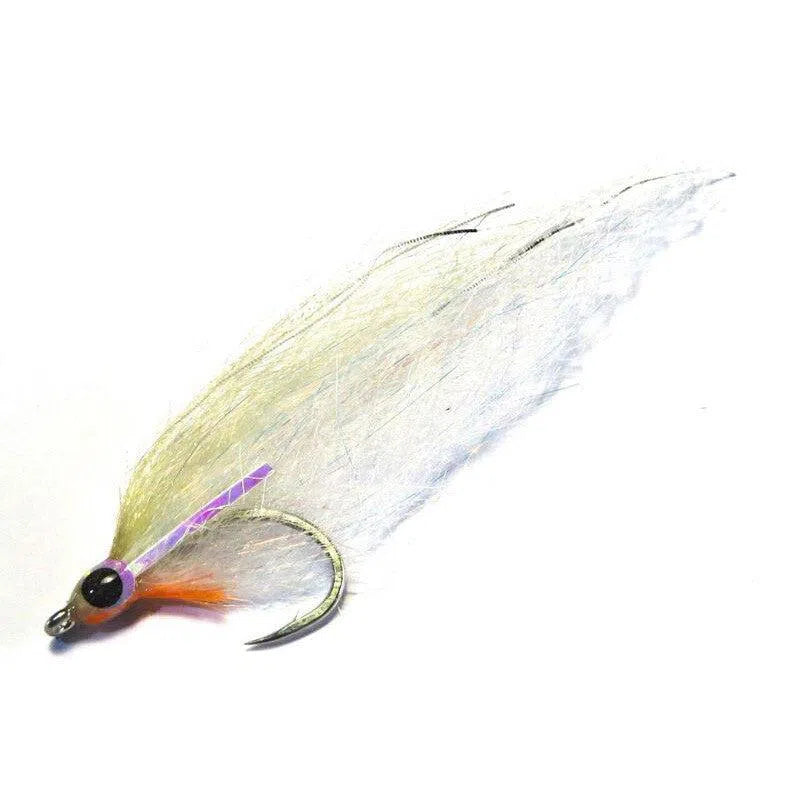 H2O Deadly Deceiver Fly-Lure - Saltwater Fly-H20-White-Size #1/0-Fishing Station