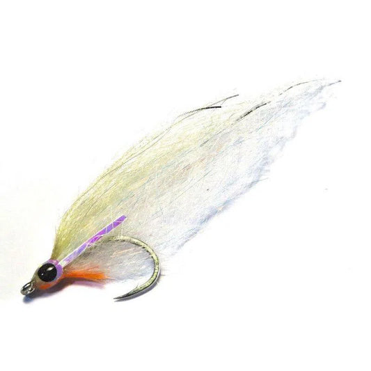 H2O Deadly Deceiver Fly-Lure - Saltwater Fly-H20-White-Size #1/0-Fishing Station
