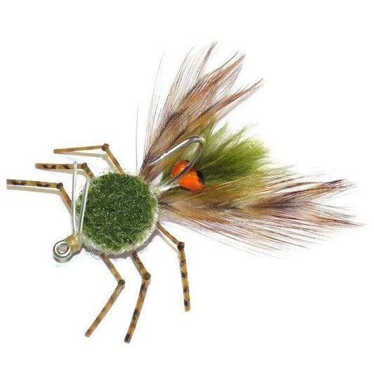 H2O Epoxy Crab Fly-Lure - Saltwater Fly-H20-Olive-Size 4-Fishing Station