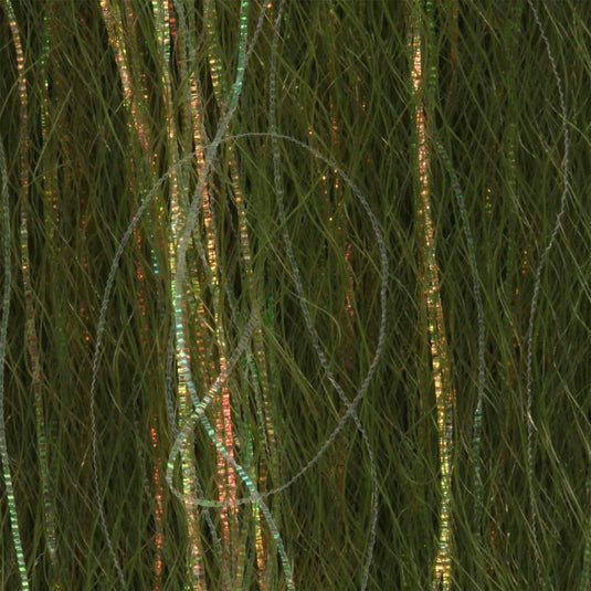 H2O Flash N Slinky Fibre-Fly Fishing - Fly Tying Material-H20-Olive-Fishing Station