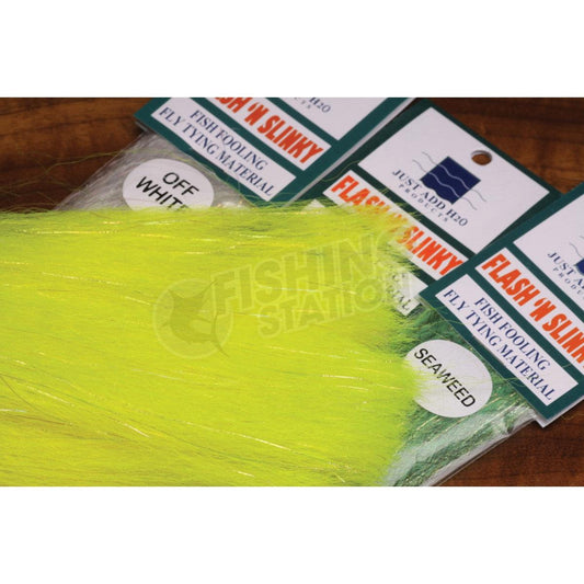 H2O Flash N Slinky Fibre-Fly Fishing - Fly Tying Material-H20-Olive-Fishing Station