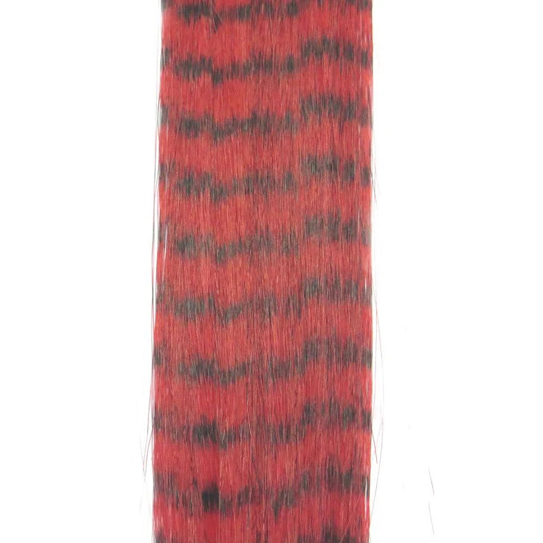 H2O Grizzly Fibre-Fly Fishing - Fly Tying Material-H20-Red-Fishing Station