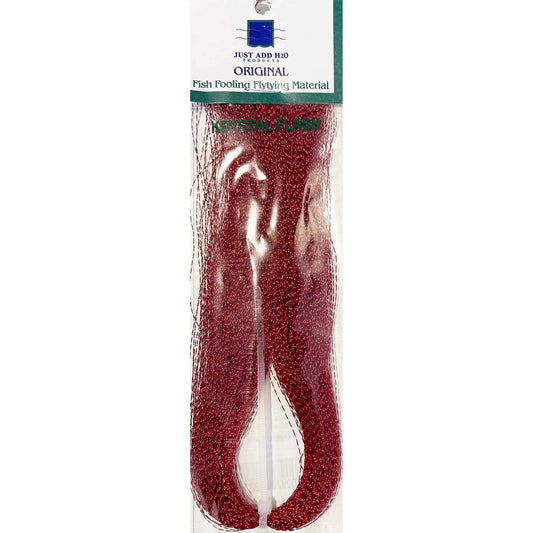 H2O Krystal Flash-Fly Fishing - Fly Tying Material-H20-Red-Fishing Station