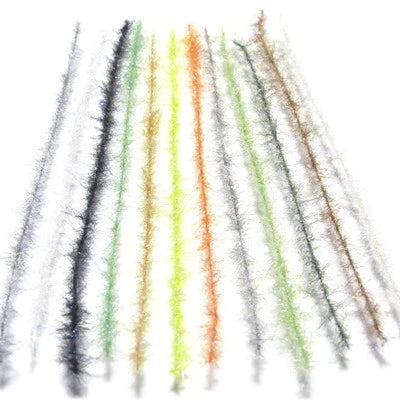 H2O Nymph Dub Flash Brush-Fly Fishing - Fly Tying Material-H20-Black-Fishing Station