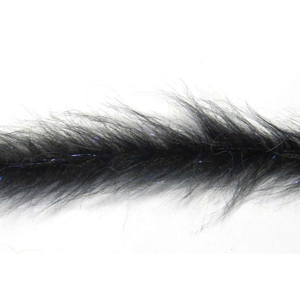 H2O Polar Fibre Streamer Brush-Fly Fishing - Fly Tying Material-H20-Black-3"-Fishing Station
