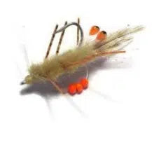 H2O Rolling Bead Fishient Crab Fly-Lure - Saltwater Fly-H20-Tan-Fishing Station