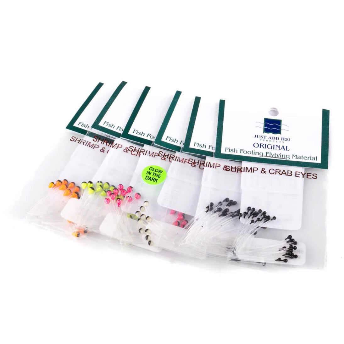 H2O Shrimp & Crab Eyes-Fly Fishing - Fly Components-H20-Black-Small-Fishing Station