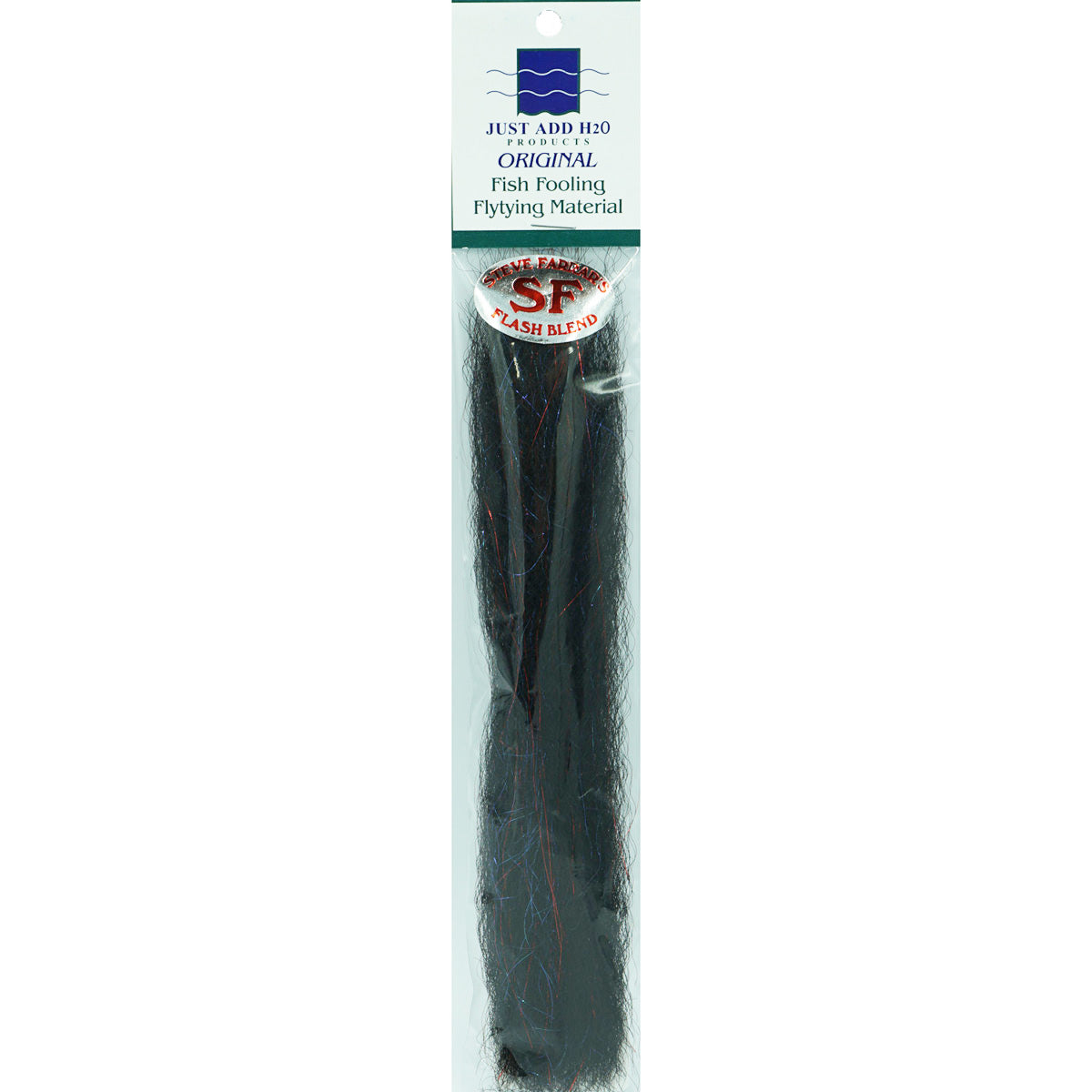 H2O Steve Farrar's Flash Blend-Fly Fishing - Fly Tying Material-H20-Bleeding Black-Fishing Station