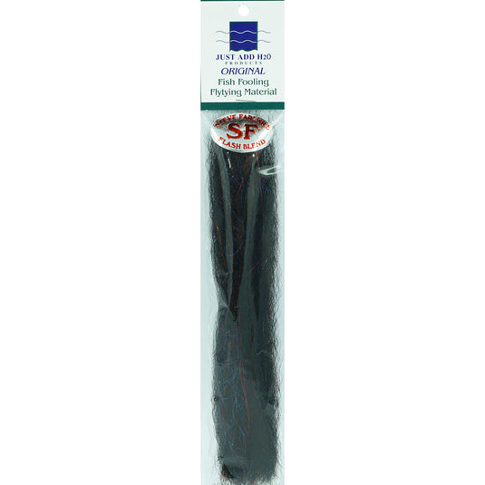 H2O Steve Farrar's Flash Blend-Fly Fishing - Fly Tying Material-H20-Bleeding Black-Fishing Station