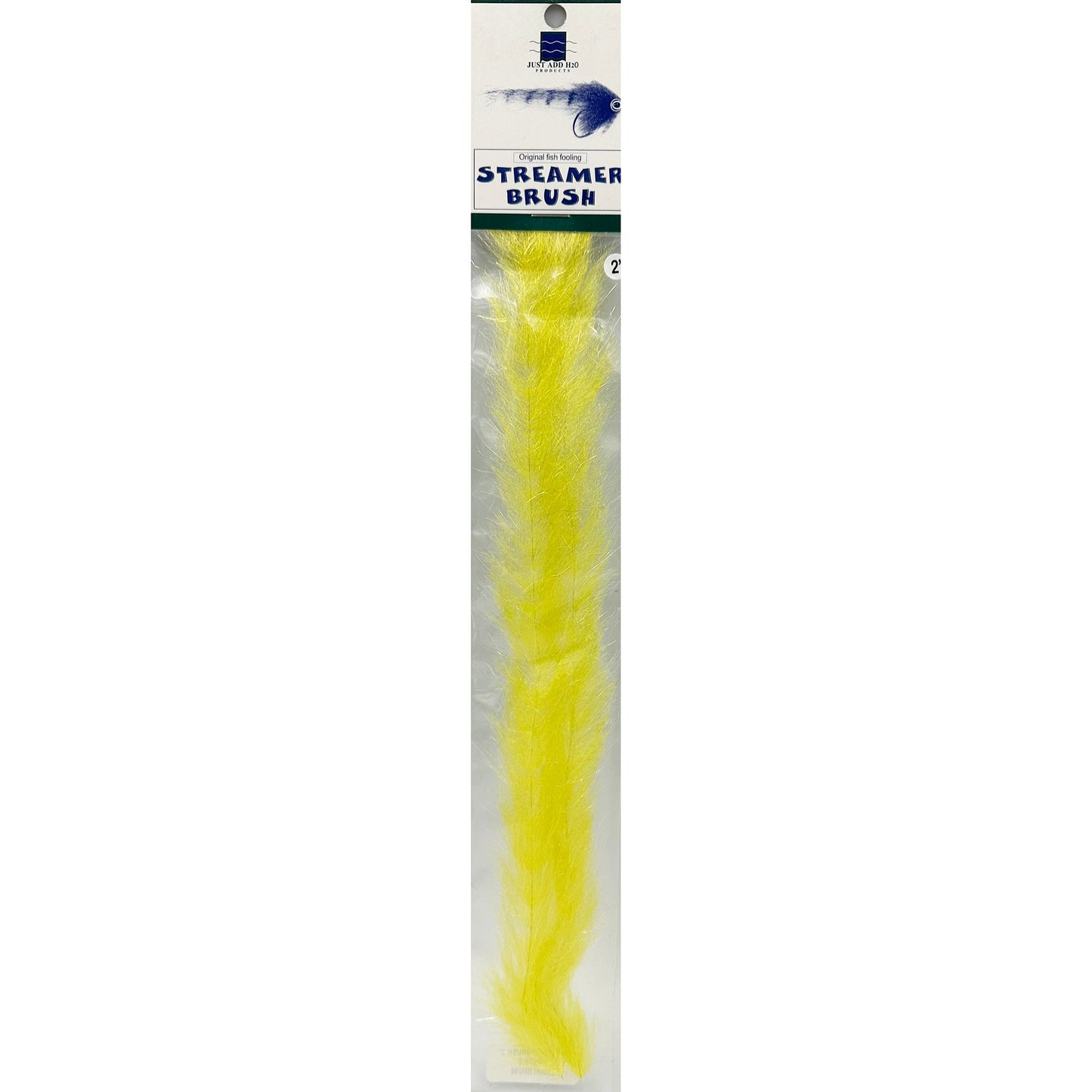 H2O Streamer Brush-Fly Fishing - Fly Tying Material-H20-Chartreuse-2"-Fishing Station