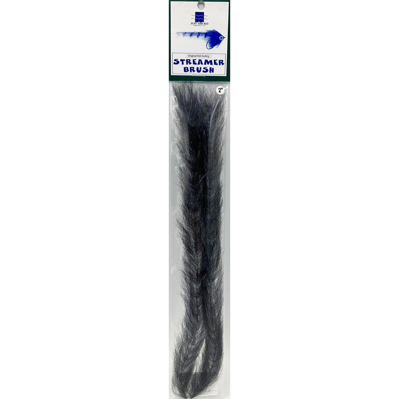 Load image into Gallery viewer, H2O Streamer Brush-Fly Fishing - Fly Tying Material-H20-UV Black-2&quot;-Fishing Station
