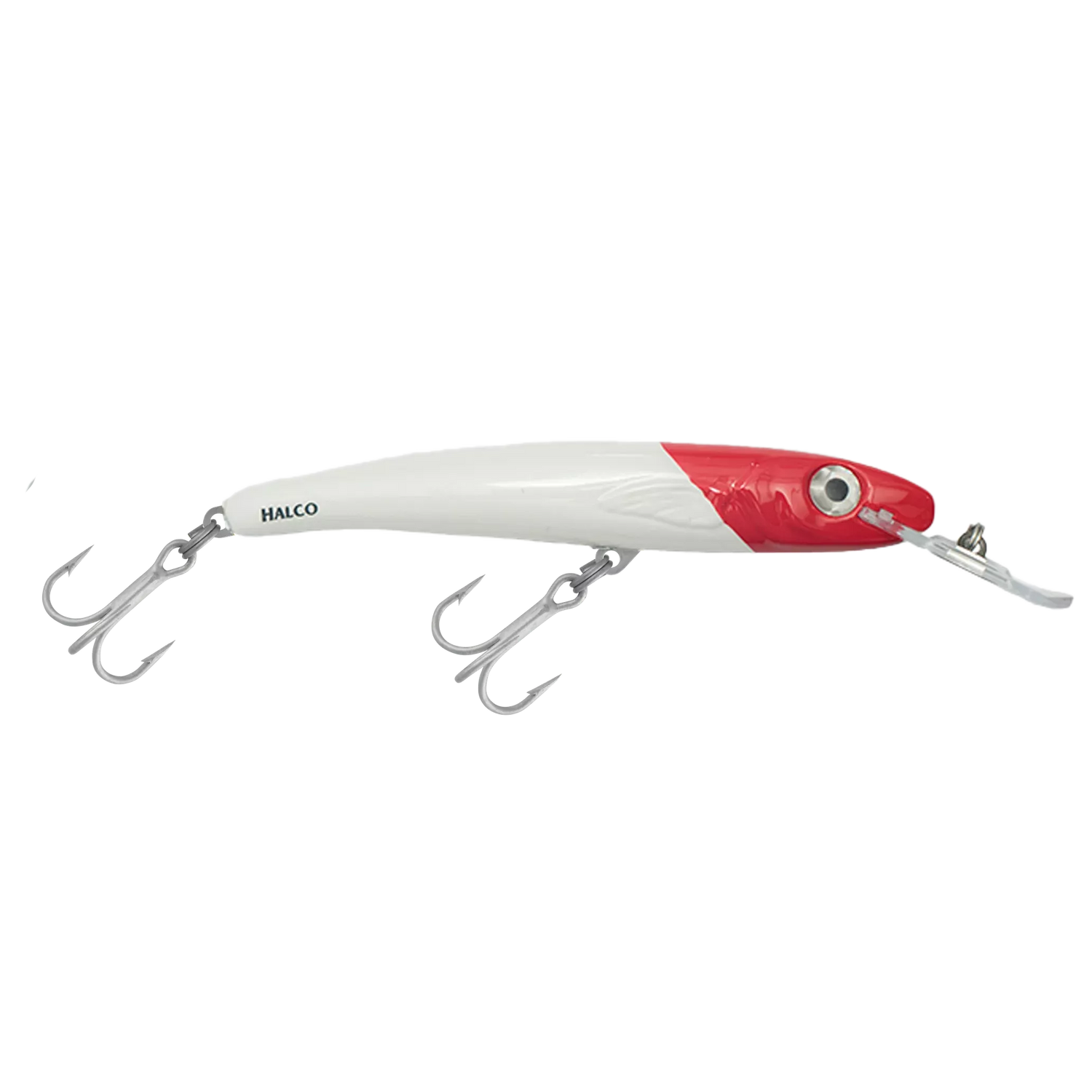 Halco Laser Pro Deep Diver (DD) Hardbody Lure-Lure - Hardbody-Halco-120mm-H53 White Redhead-Fishing Station