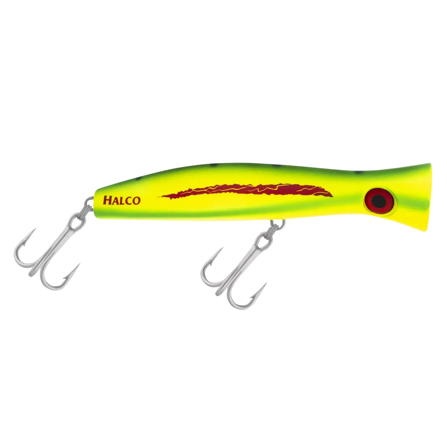 Halco Roosta Popper-Lure - Poppers, Stickbaits & Pencils-Halco-160mm-H89 Lumo-Fishing Station