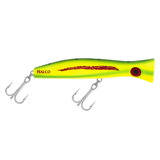 Halco Roosta Popper-Lure - Poppers, Stickbaits & Pencils-Halco-160mm-H89 Lumo-Fishing Station