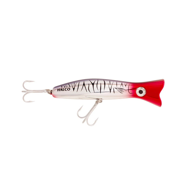 Halco Roosta Popper-Lure - Poppers, Stickbaits & Pencils-Halco-160mm-R49 Chrome Tiger-Fishing Station