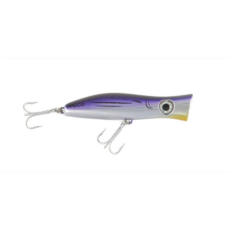 Halco Roosta Popper-Lure - Poppers, Stickbaits & Pencils-Halco-80mm-H53 White/Red-Fishing Station