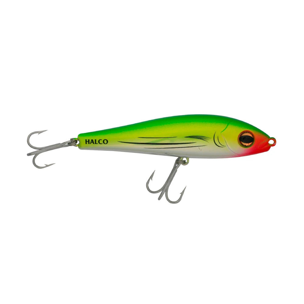 Halco Slidog-Lure - Poppers, Stickbaits & Pencils-Halco-125mm-H81 Liquid Lime-Fishing Station