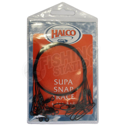 Halco Supa Snap Trace 20in-Line - Wire-Halco-60lb-Fishing Station