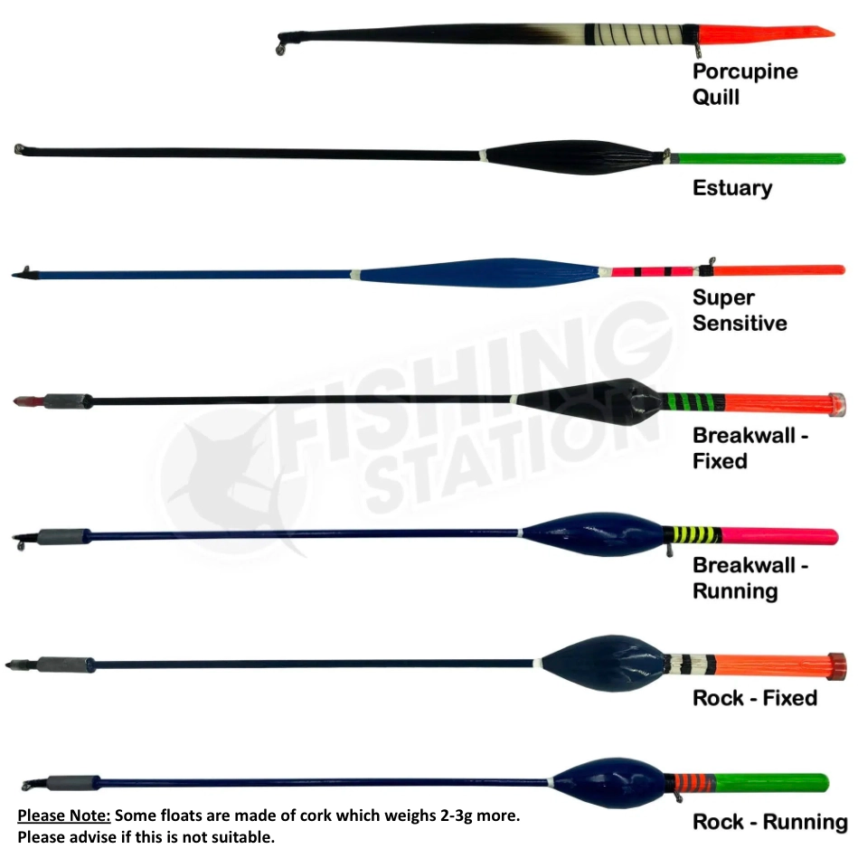 Handmade Blackfish Floats-Terminal Tackle - Floats & Stoppers-Handmade Blackfish Floats-Rock - Running-Fishing Station