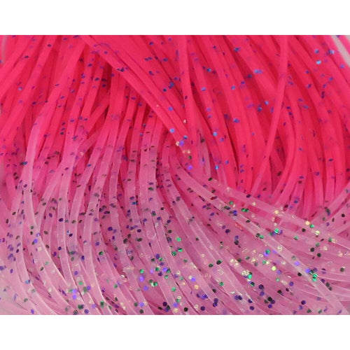 Hareline Crazy Legs-Fly Fishing - Fly Tying Material-Hareline Dubbin LLC-Salmon Pink/Hot Pink Tipped-Fishing Station