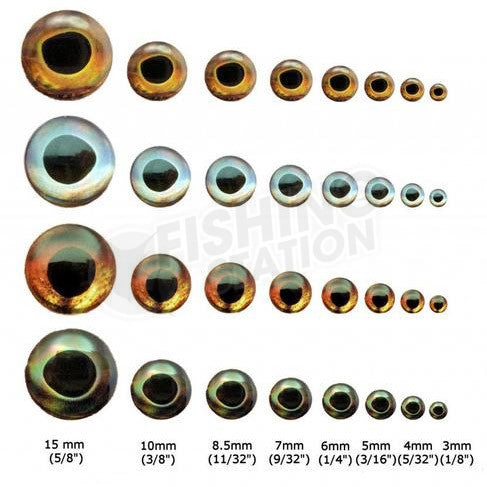 Load image into Gallery viewer, Hareline Gator Eyes-Fly Fishing - Fly Components-Hareline Dubbin LLC-#13 Solar Eclipse-10mm-Fishing Station
