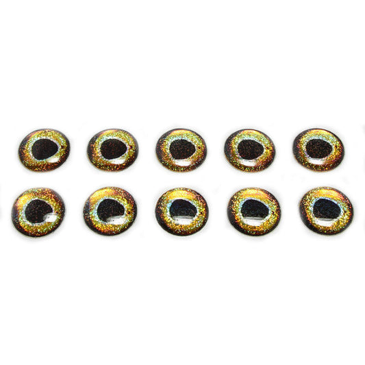 Hareline Gator Eyes-Fly Fishing - Fly Components-Hareline Dubbin LLC-#13 Solar Eclipse-10mm-Fishing Station