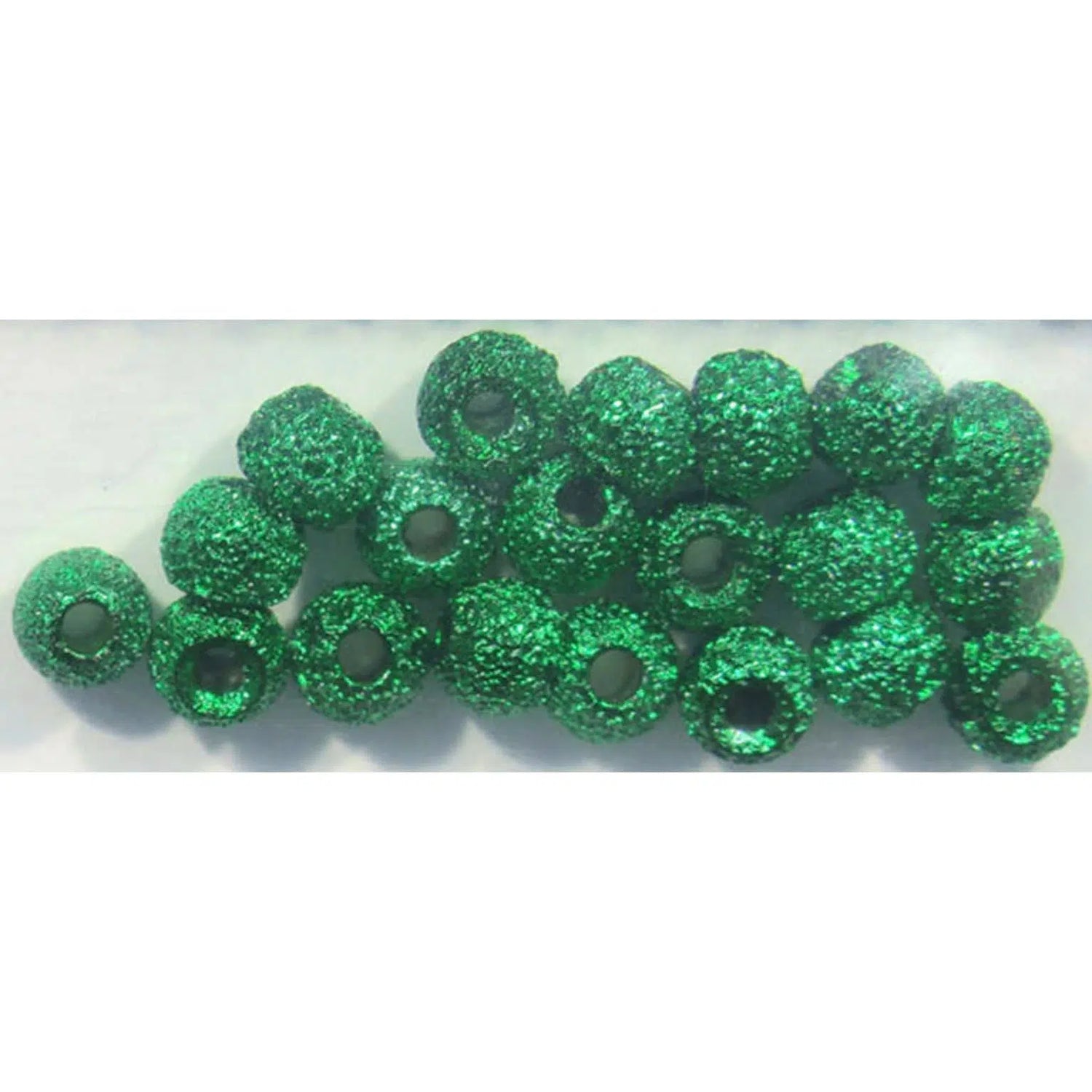 Hareline Gritty Tungsten Beads-Fly Fishing - Fly Tying Material-Hareline Dubbin LLC-5/32"-Green Grit-Fishing Station
