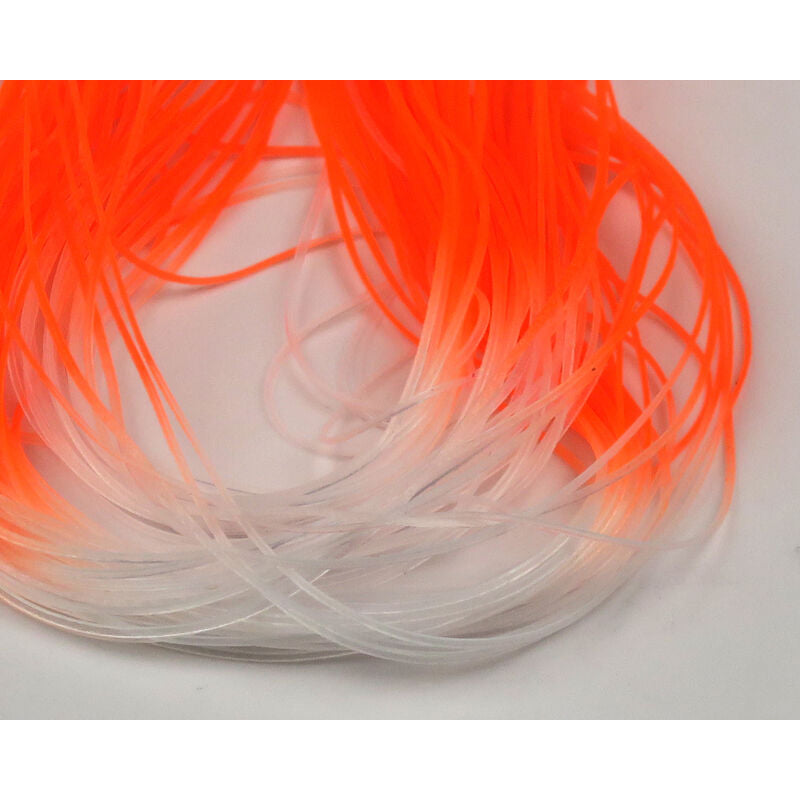 Hareline Micro Silicone Legs-Fly Fishing - Fly Tying Material-Hareline Dubbin LLC-Clear w Fl Orange Tip-Fishing Station