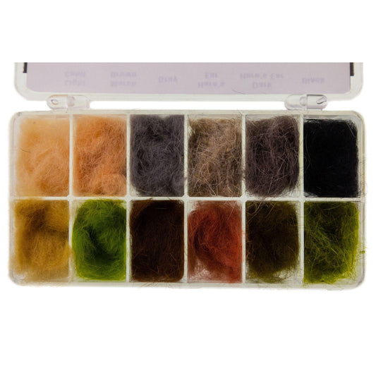 Hareline 12 Most Popular Colours Dub Dispenser-Fly Fishing - Fly Tying Material-Hareline Dubbin LLC-Fishing Station