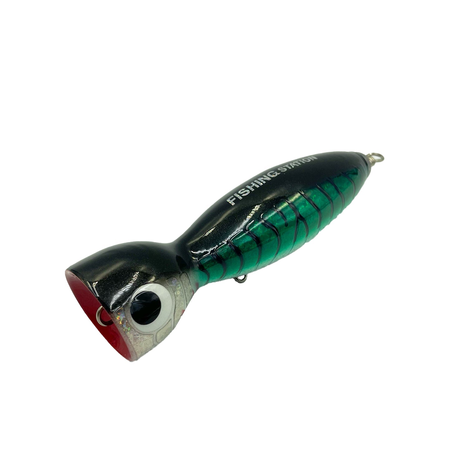 Heru Cubera Popper-Lure - Poppers, Stickbaits & Pencils-Heru-80g-Green Slimey-Fishing Station