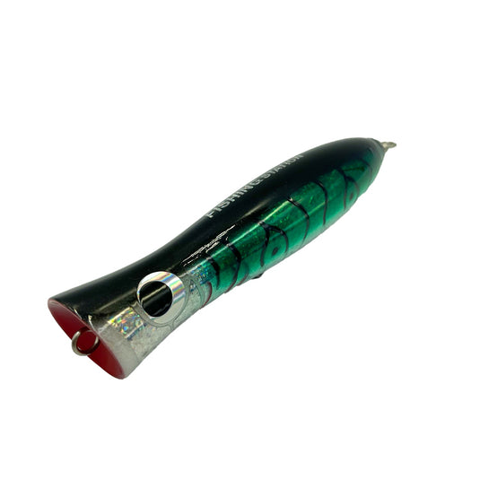 Heru Tuna Popper-Lure - Poppers, Stickbaits & Pencils-Heru-80g-Green Slimey-Fishing Station