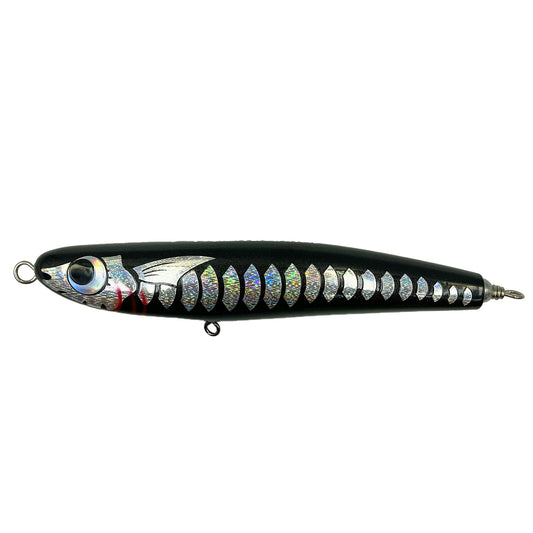 Heru Ulua Stickbait-Lure - Poppers, Stickbaits & Pencils-Heru-90g-Black Flying Fish-Fishing Station