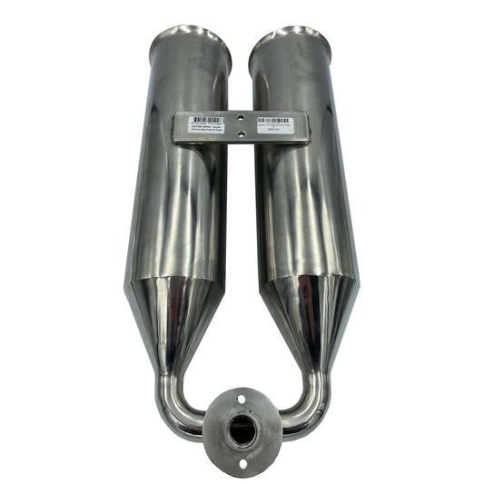 Hookem Double Live Bait Tube with Single Bend and Flange-Live Bait Tubes-Hookem-4" Diameter-Fishing Station
