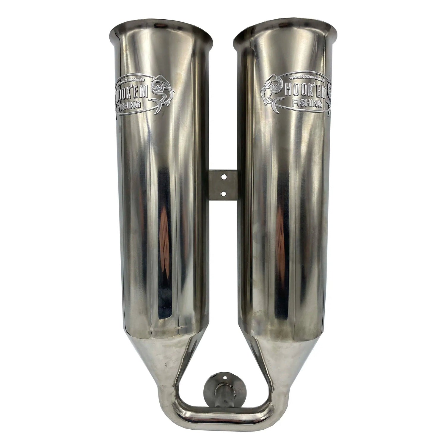 Hookem Double Live Bait Tube with Single Bend and Flange-Live Bait Tubes-Hookem-4" Diameter-Fishing Station