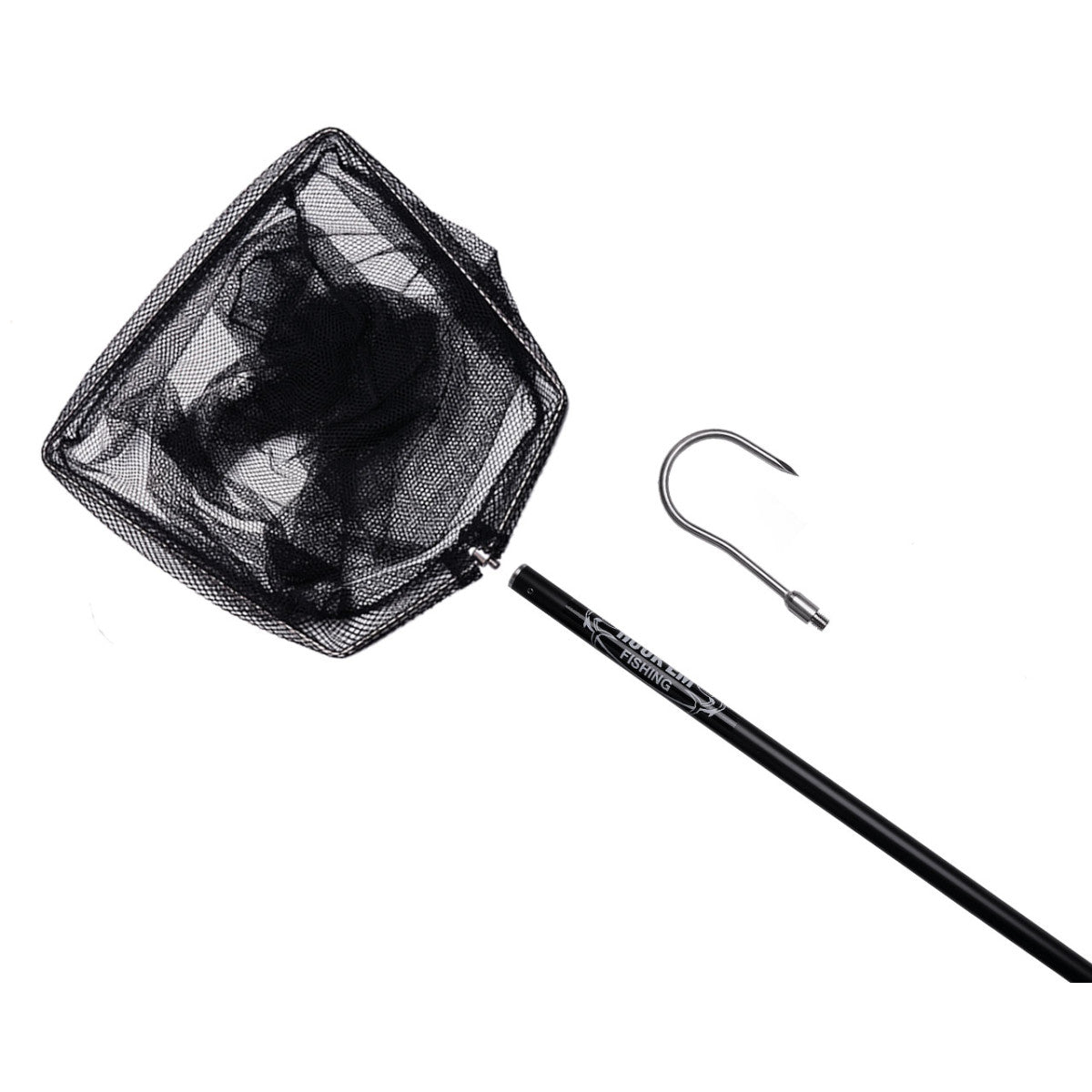 Hookem Interchangeable Landing Net/Gaff Combo Knotless Fishing Station