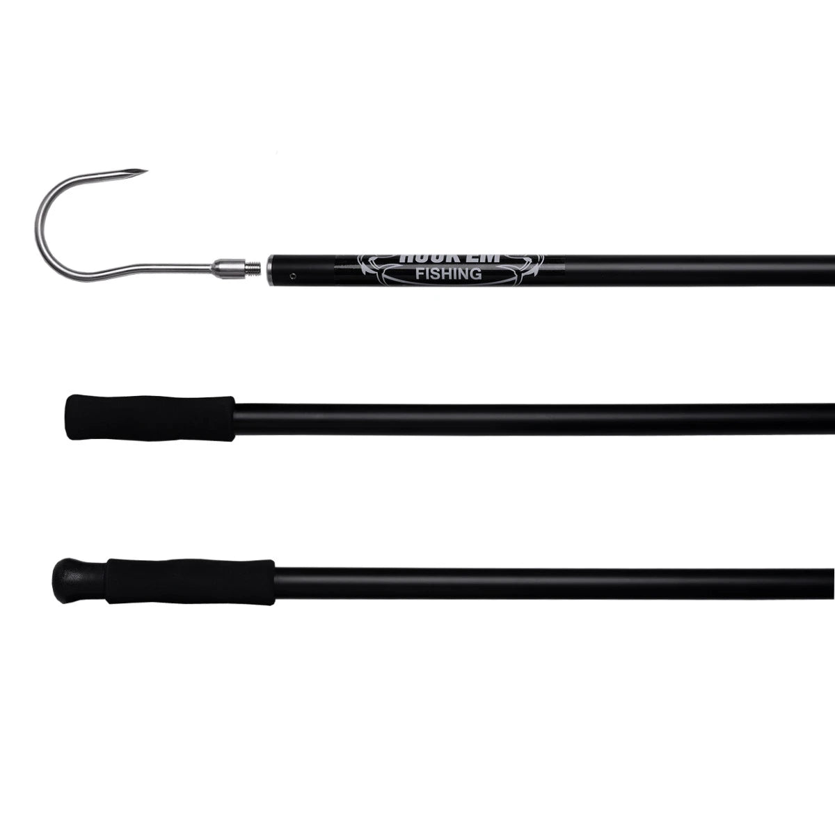 Hookem Multiple Piece Gaff-Gaffs & Catch and Release Tools-Hookem-MPG045-10 (Gape 125x10mm, Length 4.5m)-Fishing Station