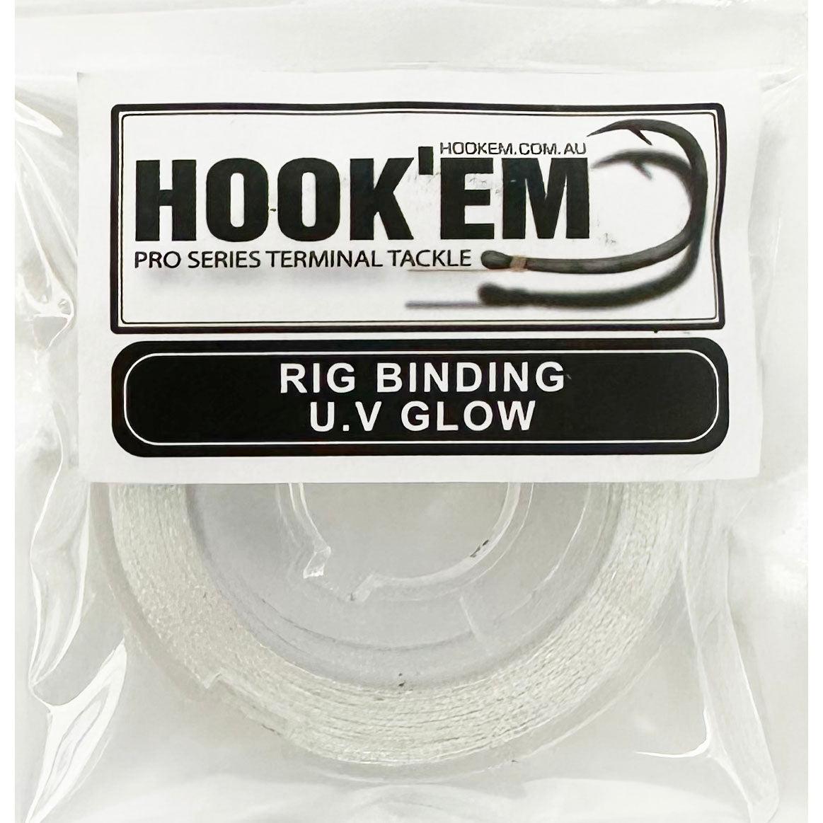 Hookem Rig Binding U.V Glow 45mm-Fly Fishing - Fly Tying Material-Hookem-Crystal-Fishing Station