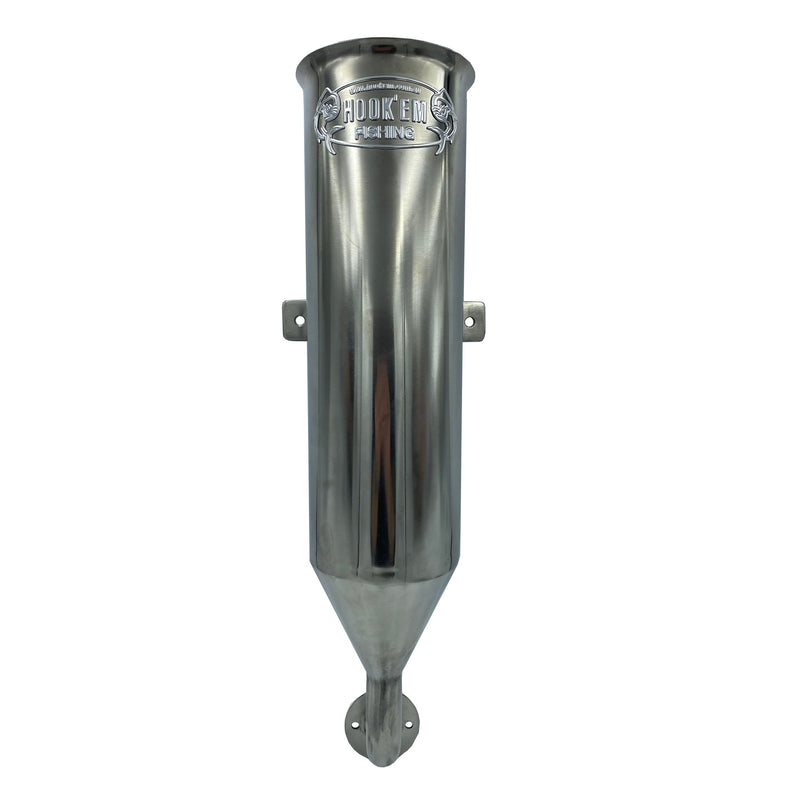 Load image into Gallery viewer, Hookem Single Live Bait Tube with Single Bend and Flange-Live Bait Tubes-Hookem-3&quot; Fixed Mount-Fishing Station
